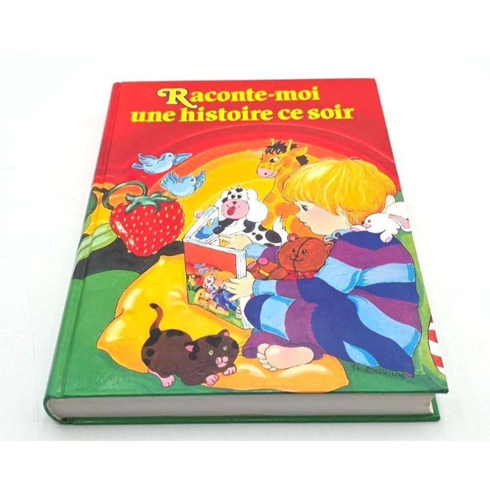 Raconte-moi une histoire ce soir French Children's Stories HC 1985 Vintage